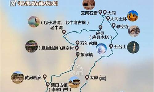 西安去山西旅游攻略_西安去山西旅游攻略最全最好的线路图