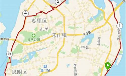 厦门自行车骑行路线_厦门自行车骑行路线图