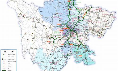 四川省旅游景点地图_四川省旅游景点地图高清版