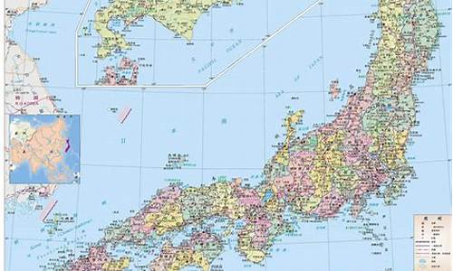 日本景点地图_日本景点地图分布图